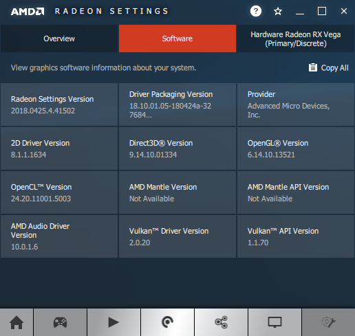 AMD Adrenalin 18.4.1 Graphics Driver Released OpenGL 4.6 Vulkan