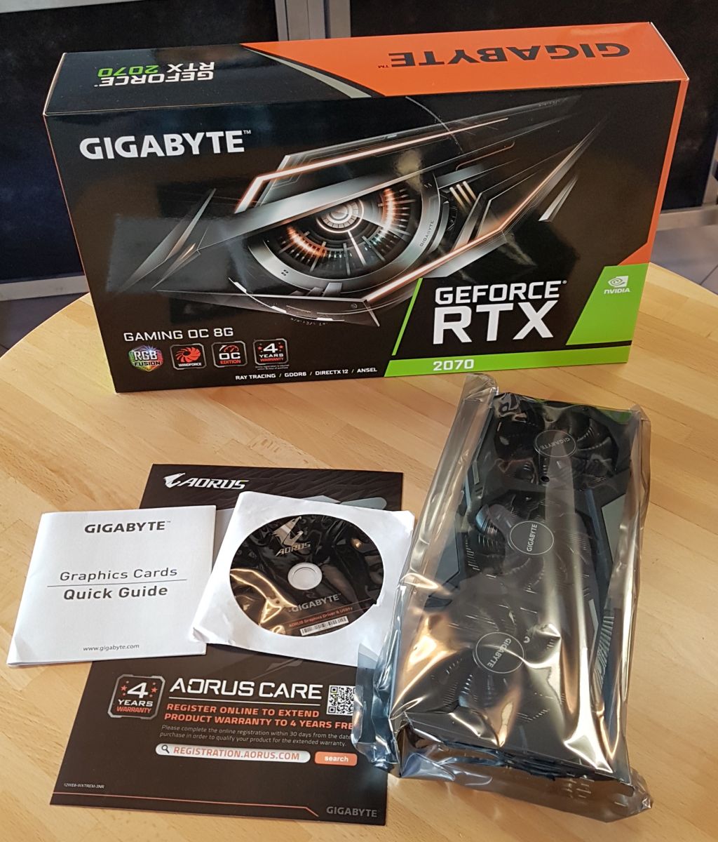 GIGABYTE GeForce RTX 2070 Gaming OC 8GB 