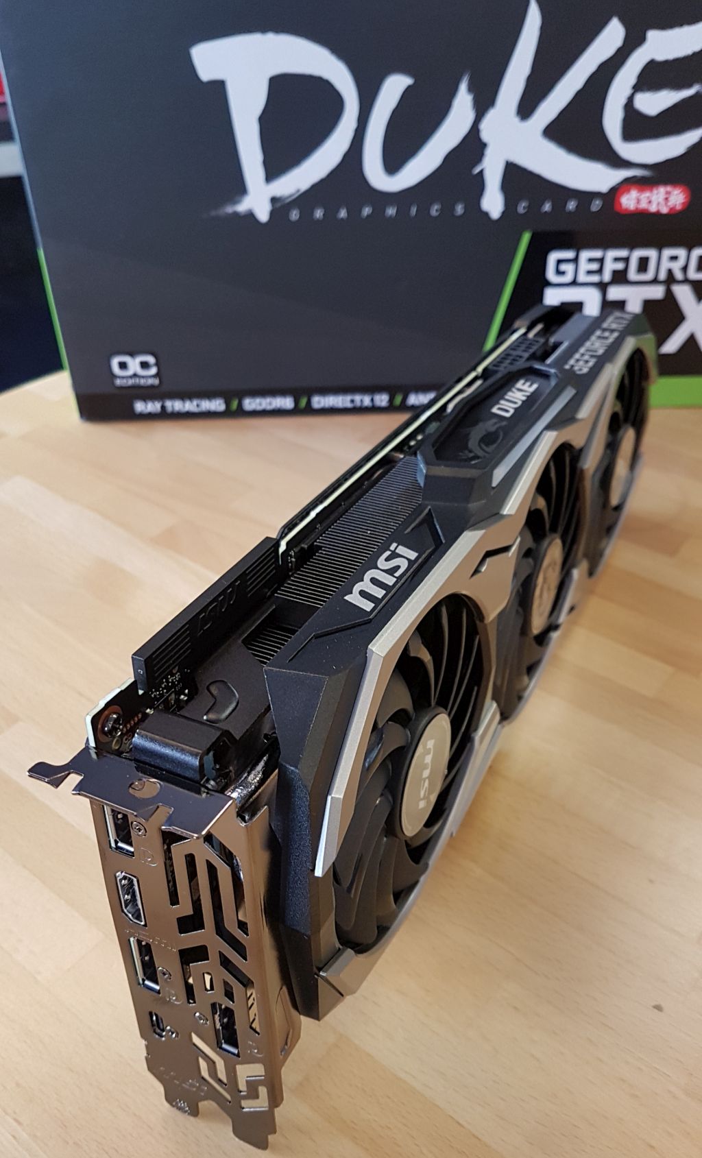 Unboxing MSI GeForce RTX 2080 Ti Duke 11GB GDDR6 OC Geeks3D