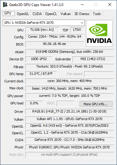 2070 2025 nvidia drivers