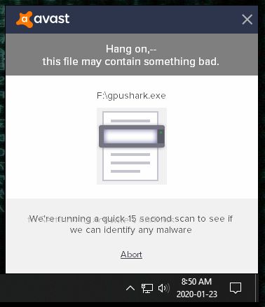 avast scan all files