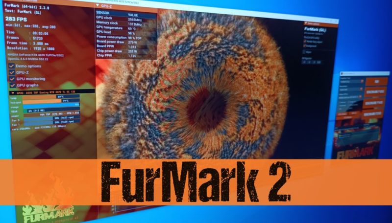FurMark 2 - GPU stress test and OpenGL / Vulkan graphics benchmarking tool